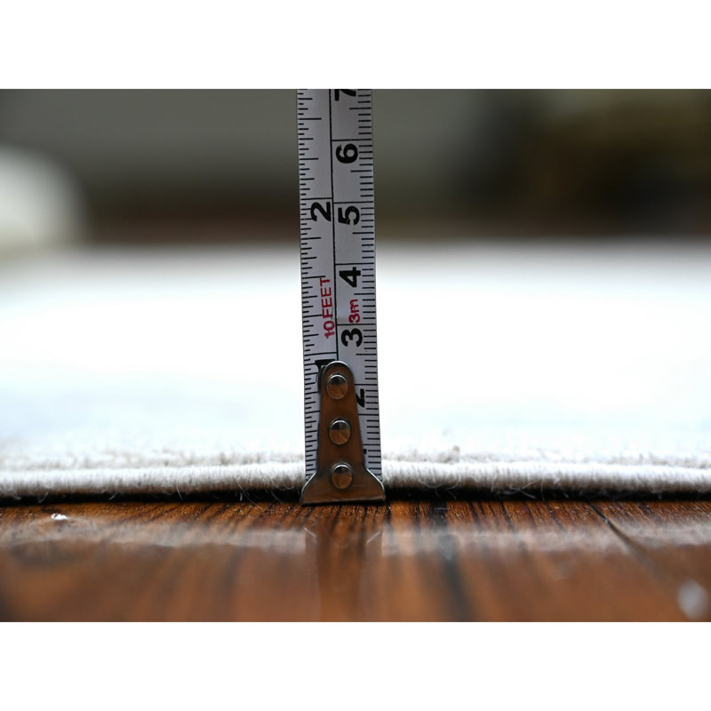 Tapis ivoire nouvel âge rectangulaire unique 3 pi 9 po x 5 pi 7 po Plyler