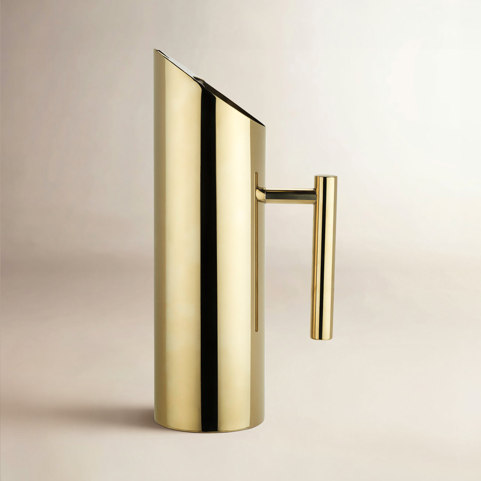 Belmont Modern Stainless Steel Pitcher in Gold