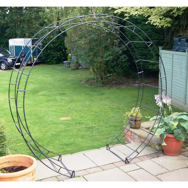 Baela 238.8cm W x 66cm D Arbour, Black