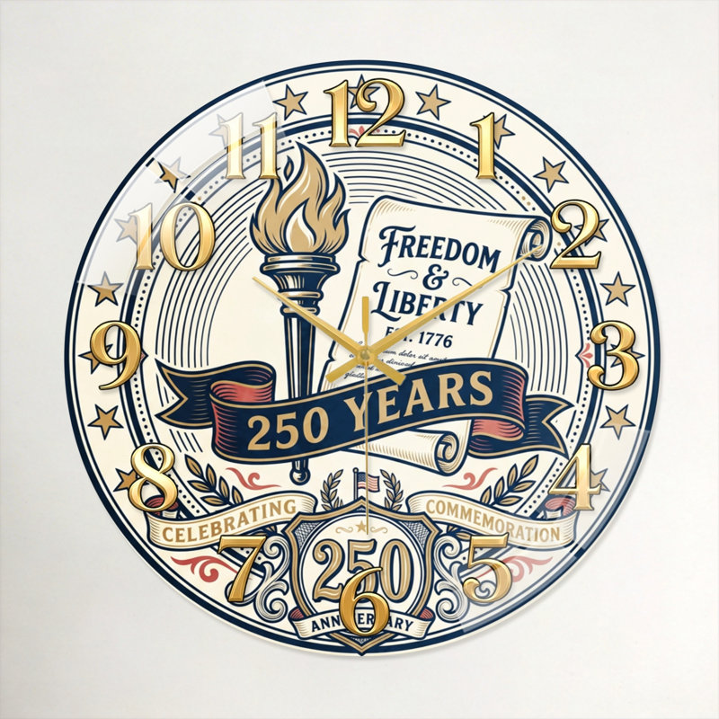 "Freedom Liberty USA" 250th Anniversary Merchandise Modern, 60 x 60 cm (23,6 x 23,6 pouces)
