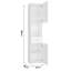 Reynard Freestanding Linen Cabinet