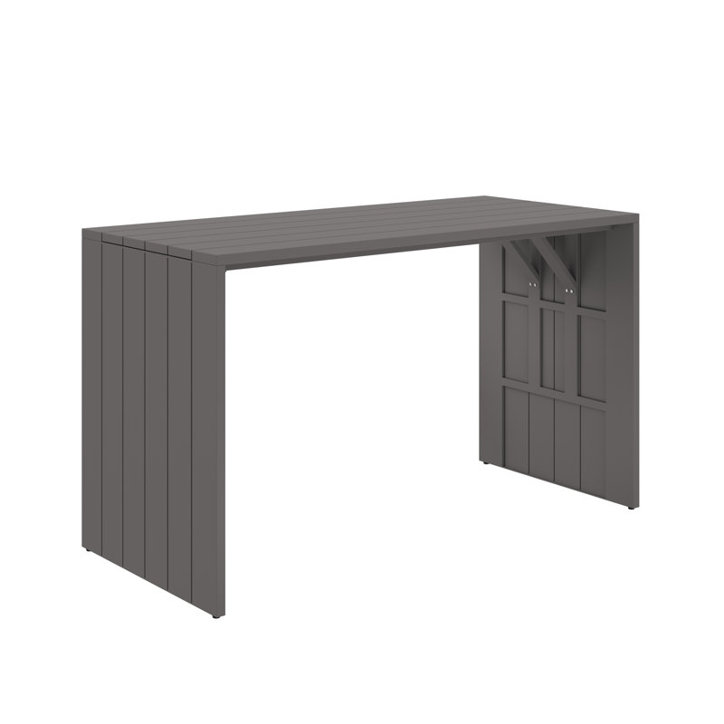 VERIN Outdoor Bar Table, Warm Gray