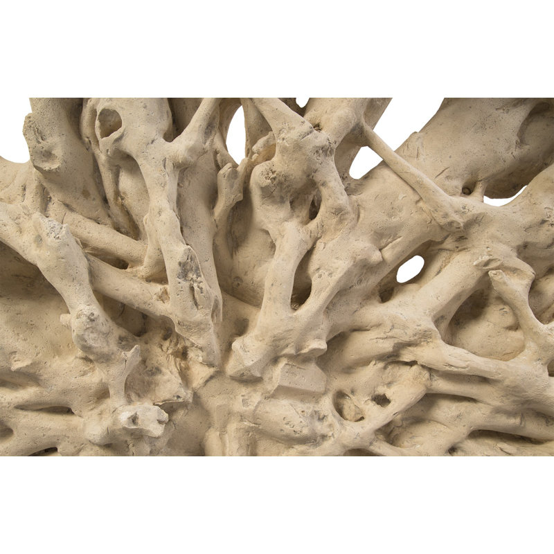 Cast Naturals Abstract Coffee Table, 17" H x 60" L x 60" W 