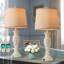 Ensemble de 2 lampes de table Farmhouse Touch avec ports de charge USB, éclairage DEL à intensité variable à 3 voies, comprend des ampoules pour le salon, la chambre à coucher ou le bureau
