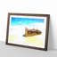 Maheno Shipwreck Australia - Picture Frame Graphic Art Print-56859683-56859684