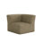 Berlare Upholstered Compression Khaki Corduroy Modular Singler Corner Accent Chair – Fully Compressed, No Assembly Required-215812944