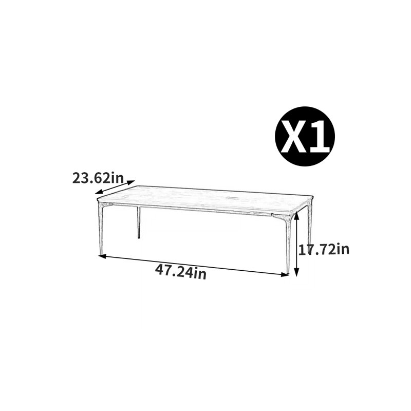 American style minimalist coffee table
