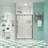 Matte Black Pivot Swing Shower Door 38-42" X 71", 1/4" Tempered Glass, Easy Install, Magnetic Close, Advanced Leakage, Wall Adjustable 3/8", Stainless Steel Glass - W 71" H, Black, Tempered, Left &-124069852