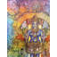 Lord Surya | Acrylique sur toile | Par Dhanu Andluri | Décoration murale