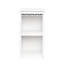 Armoire à vin blanc avec tablettes de rangement pour bureau modulaire de décoration de couloir - magasin et décoration