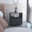Nightstand Munyochi, One Drawer, Black Wengue Finish-1379612887