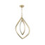 Arles Chandelier in Vintage Brass