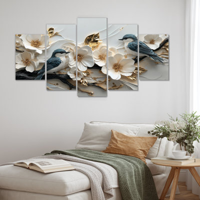 Gilden Birds Love Under A Gold