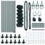 Vidaxl Chain Link Fence With Posts Steel-116797812-116797815