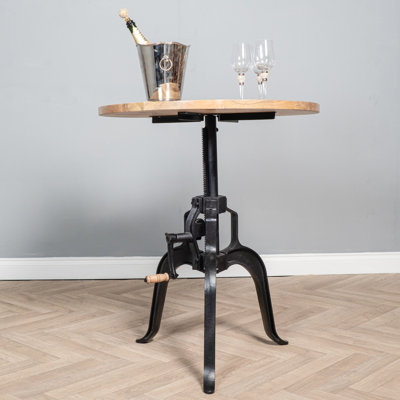 Achary Round Solid Wood Dining Table