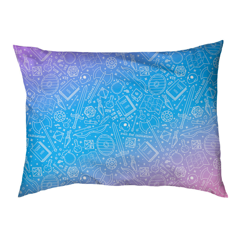 Coussin Byrge, Grand (l 42,5 po x P 32,5 po x H 14 po), Ombre barbe à papa