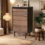 Commode d'appoint en bois massif