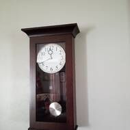 Howard Miller Braxton Solid Wood Pendulum Clock by Hekman