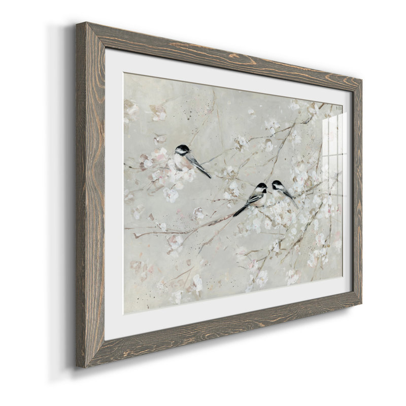 " Nature's Confetti I ", 23'' H x 32'' W x 1'' D, Grey Paper
