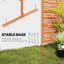 Paravent en métal 78 po x 48 po H 78 po x l 48 po