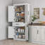 Garde-manger avec tablettes, portes et tiroirs réglables