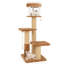Arbre à chat 65 po pour l'intérieur avec lit pour chat amovible