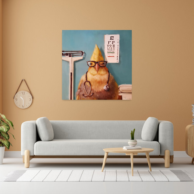 Art urbain contemporain plumeologiste, H 48 po x l 48 po