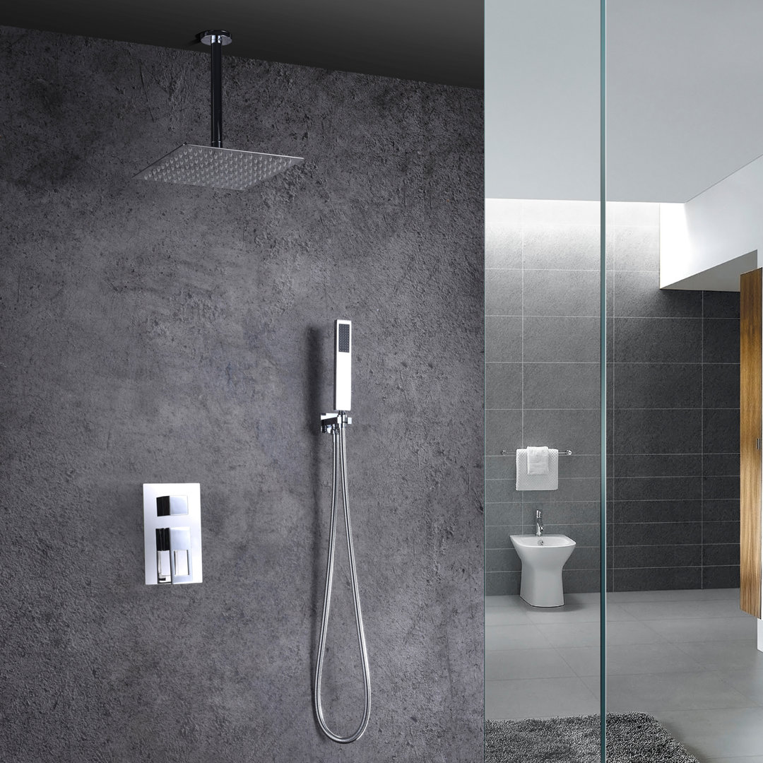 Shower System with Shower Head and Handle, Shower Faucets with Handheld Shower sumerain 