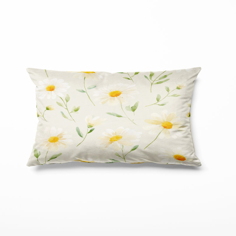Coussin Floral, H 12 po x l 20 po