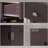 Coffee Finish Sideboard With Solid Wood Countertop-718143922