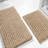 2 Piece Set Soft Cozy Plush Chenille Bath Mat Bathroom Rug-740167399-740167398