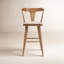 Garth Solid Wood Bar Stool-120797237-120797239-120797240