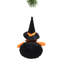 «Happy Jack O''lantern» rond noir (paquet de 8)