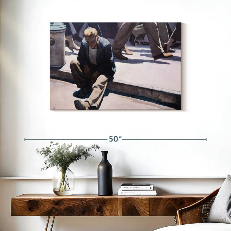 Leisha Forgotten Man, 24" H x 36" W