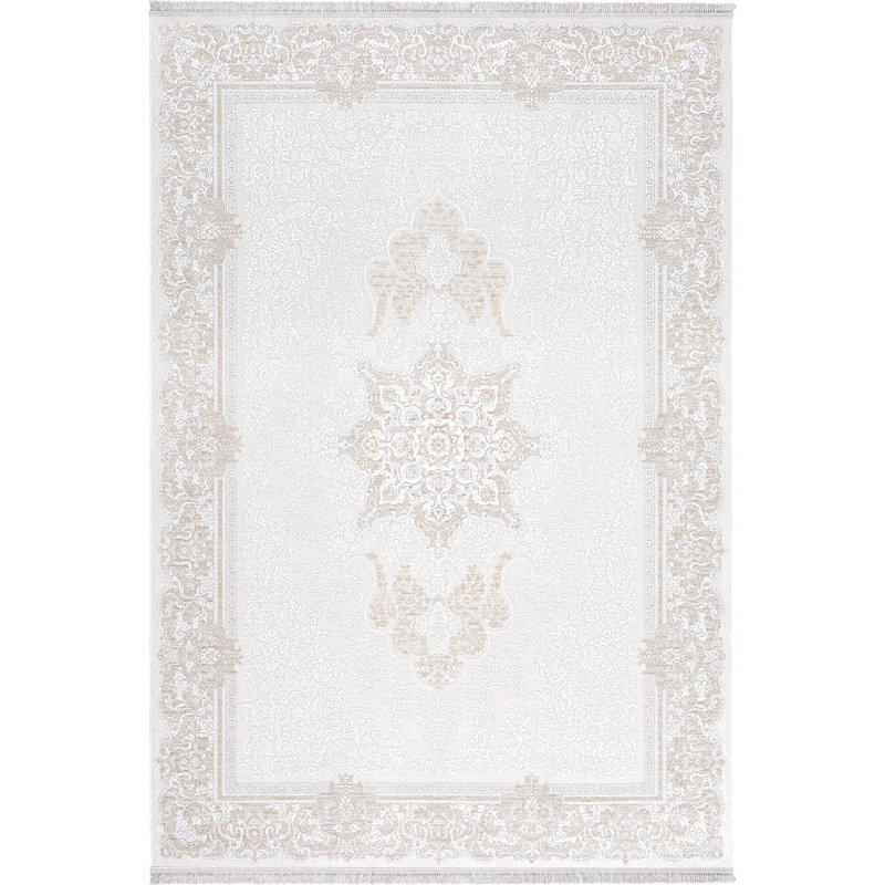Tencel Oriental Indoor Rug, Rectangle 6'7" x 9'7"