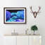 Neon Coral - Picture Frame Graphic Art Print-56861089-56861091