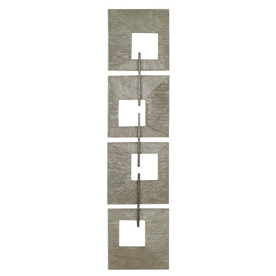 Modern Abstract Wall Decor on Metal