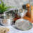 Oster 3 Piece Stainless Steel Multifunction Prep Bowl Set