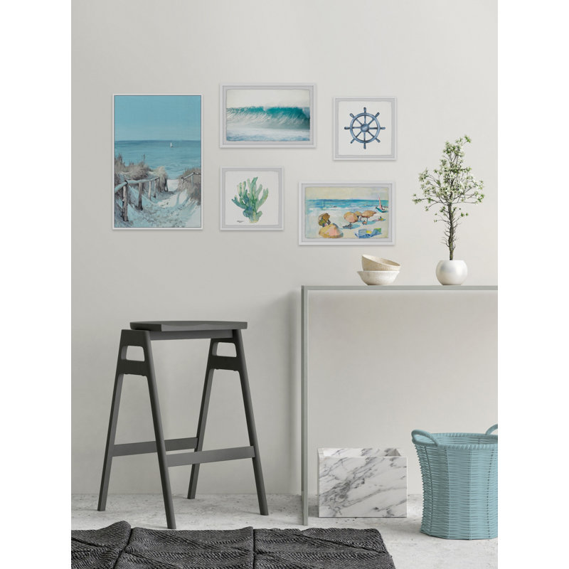 Abdirazaq guidé par la mer Pentaptych