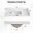 48" Quartz Stone Single Bathroom Vanity Top with Sink(Vanity Base Not Included)