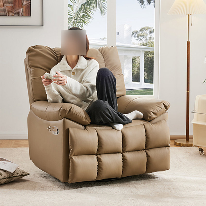 Fauteuil inclinable pivotant multifonctionnel pour canapé simple, Café