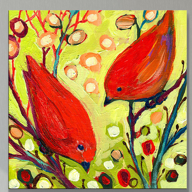 « oiseau vi », reproduction d’art sur toile tendue, H 24 po x l 24 po x P 1 po