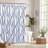 Modern Abstract Striped Waterproof Polyester Shower Curtain With Hooks For Bathroom-989770009