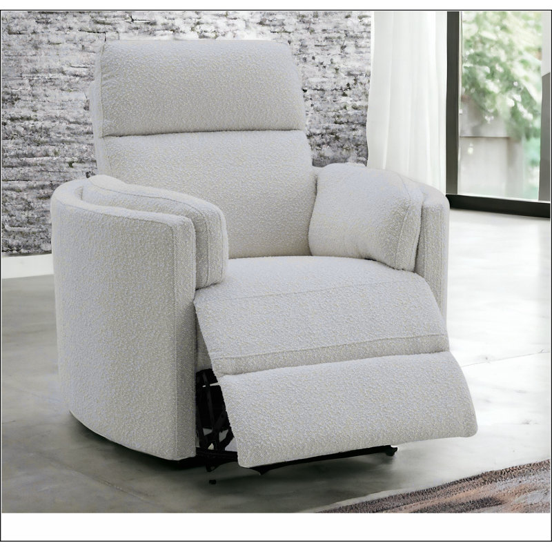 Fauteuil inclinable oscillant Sagen Beige Boucle