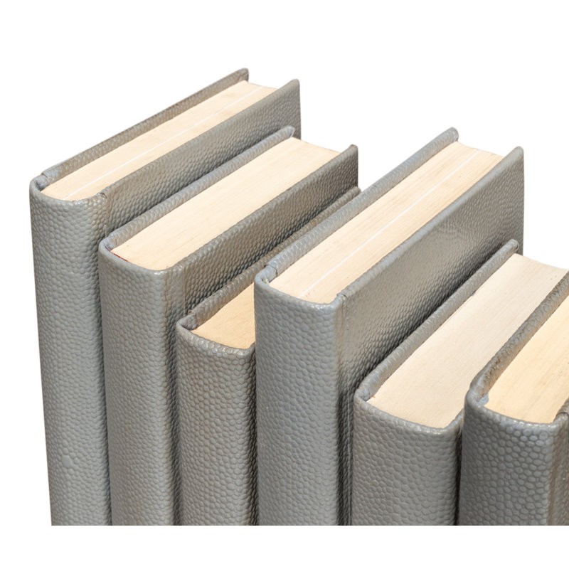Shagreen Handmade and Media Decorative Book, Gray