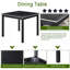Ensemble de table de salle à manger en bois 5 pièces, ensemble de table de cuisine avec table carrée, table de salle à manger en bois-1171460732-1171460733