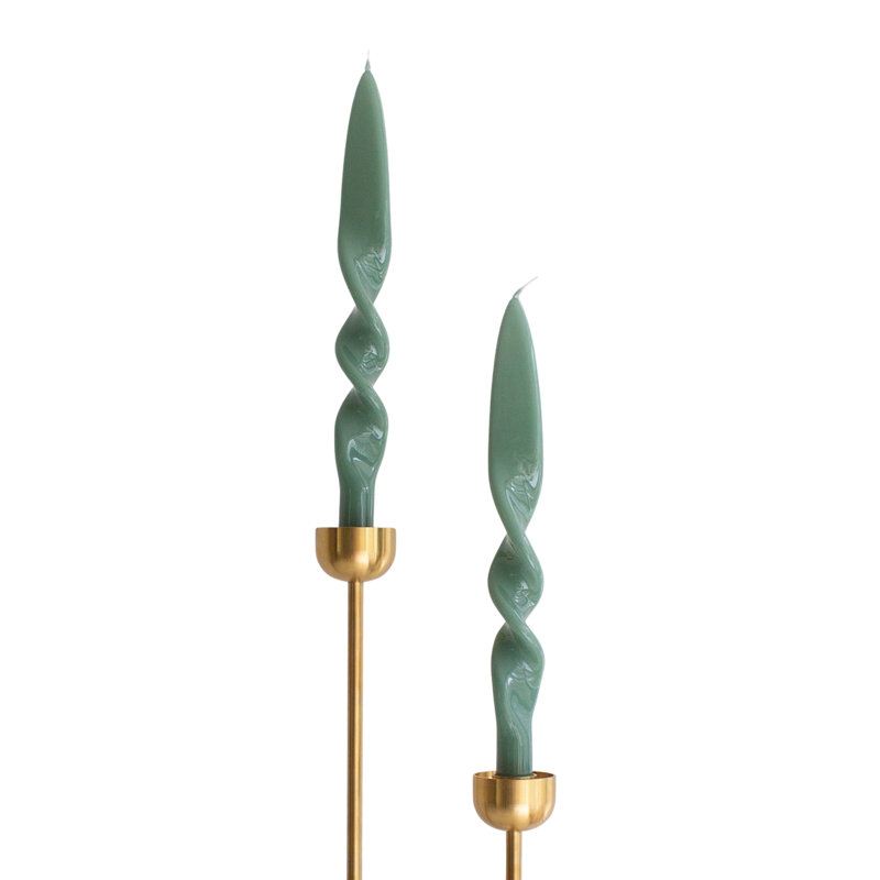 Ensemble de bougies Taper, L 11 po x l 1,5 po, Crème