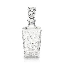 Oakmont Engraved Devonshire Crystal Liquor Decanter