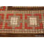 Tapis carré américain à motif mosaïque carré
