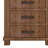 Rustic Three Drawer Reclaimed Solid Wood Farmhouse Nightstand Set Of Two
